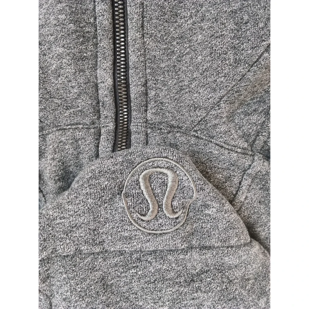 Lululemon Scuba Women's 6 Heathered Gray Full Zip Hoody #W5226